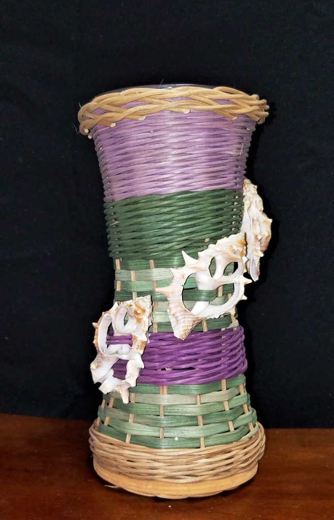 weaved vase