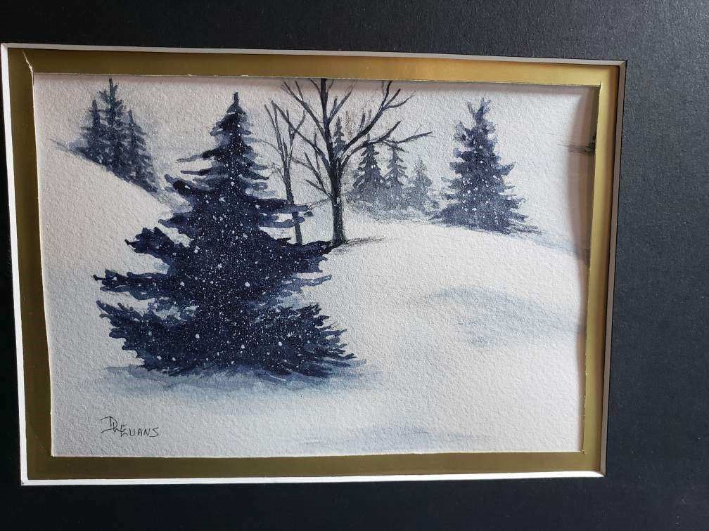 Snowy tree